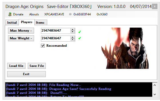 dragon age save game editor